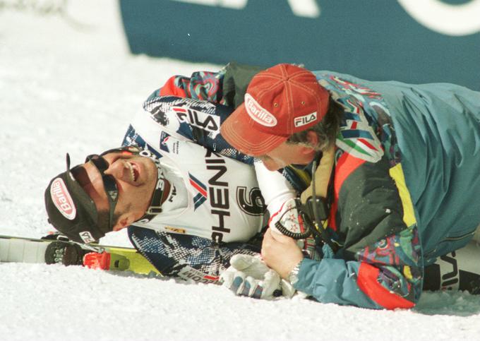 Brunner in Tomba ob zanju značilnem veselju | Foto: Getty Images