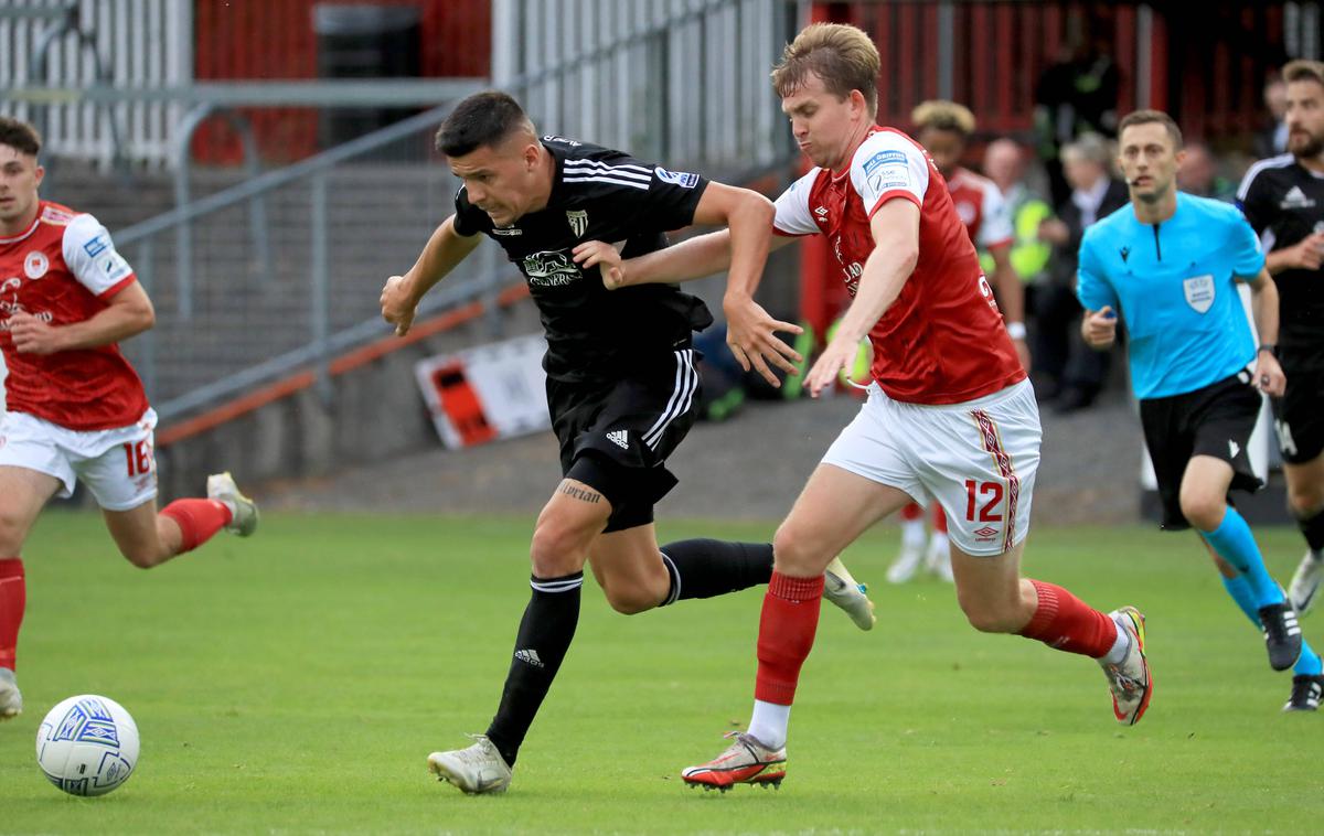 St. Patrick's Athletic : NK Mura, konferenčna liga, Mirlind Daku | Mura se z dokaj ugodnim izidom vrača iz Irske. | Foto Guliverimage