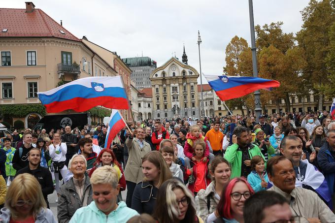 sprejem slovenska odbojkarska reprezentanca, | Foto: Matic Klanšek Velej/Sportida