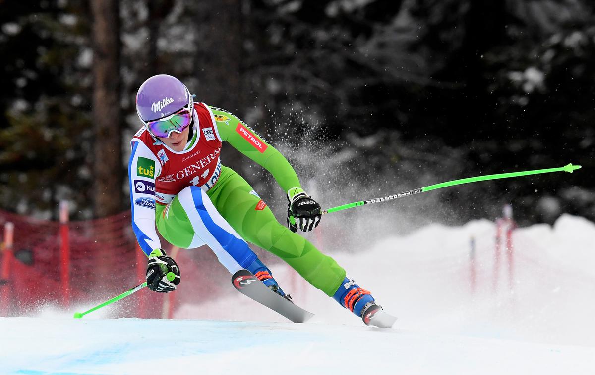 Ilka Štuhec | Ilka Štuhec je že med najhitrejšimi. | Foto Reuters