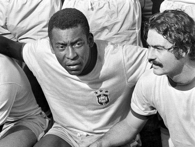 Pele se je od državnega dresa srčno želel posloviti z zadetkom, a se mu je načrt proti Jugoslaviji izjalovil. To je bila njegova 92. tekma za Selecao. | Foto: Guliverimage/Vladimir Fedorenko