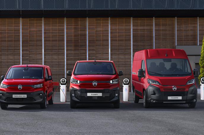 Citroen kombi | Citroën je v Slovenijo pripeljal tudi novi berlingo v tovorni izvedbi. Letos jih nameravajo prodati 90, od tega deset električnih.  | Foto Citroën