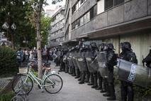 Protest nasprotnikov pogojev PCT v Ljubljani dne 29.9.2021