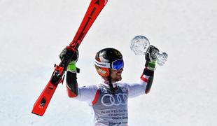 Hirscher z zmago potrdil kristalni globus, Kranjec brez točk