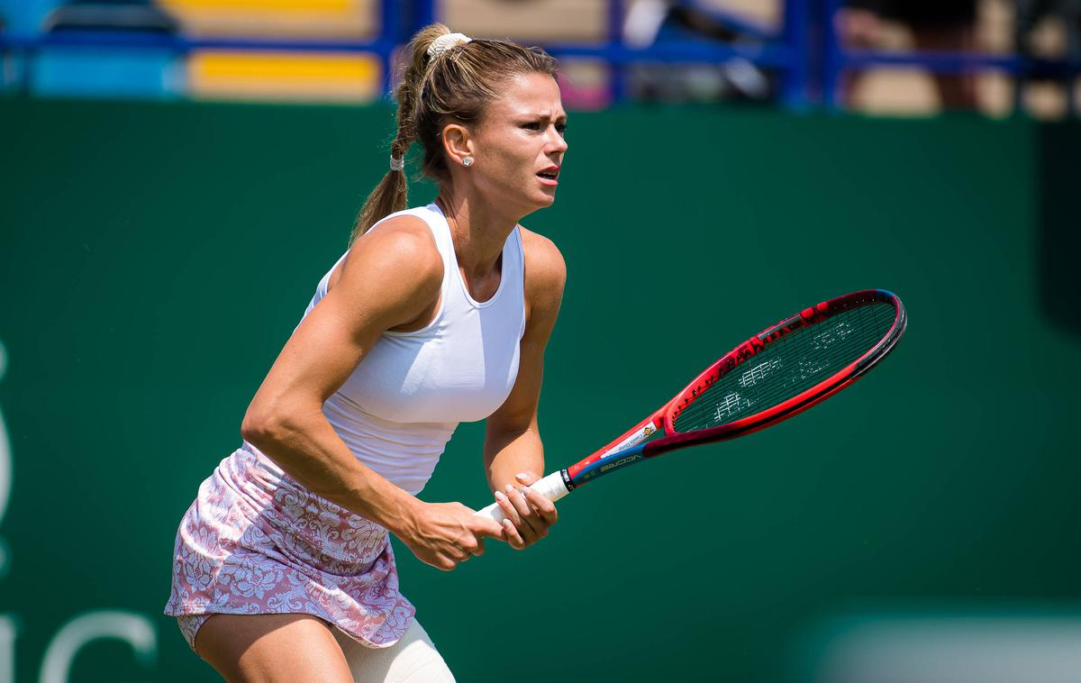 Camila Giorgi | Camila Giorgi je v četrtfinalu Eastbourna izločila prvo nosilko. | Foto Guliverimage