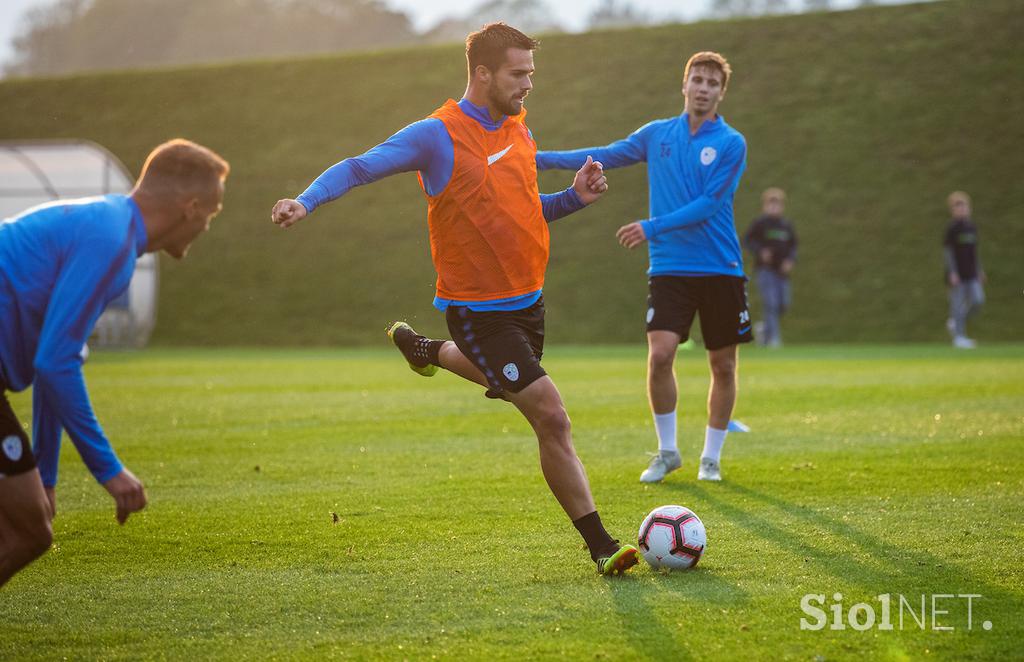 Slovenska nogometna reprezentanca Trening