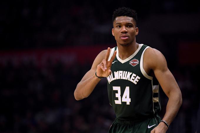 Na vzhodu je šla nagrada pričakovano v roke Giannisa Antetokounmpa iz Milwaukeeja. | Foto: Getty Images