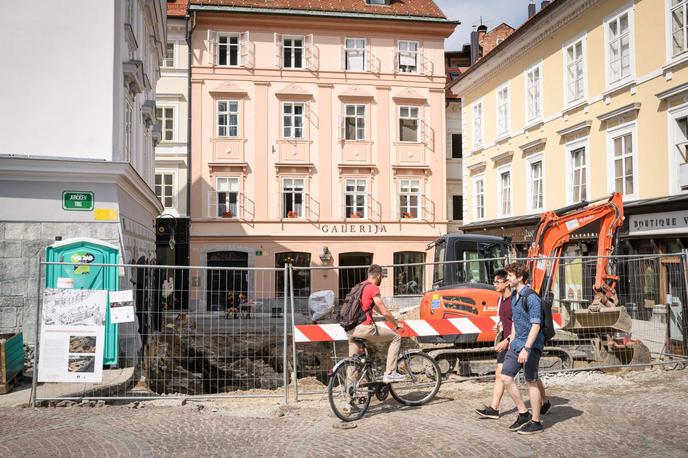 srednjeveški Mesarski most Jurčičev trg | Foto STA