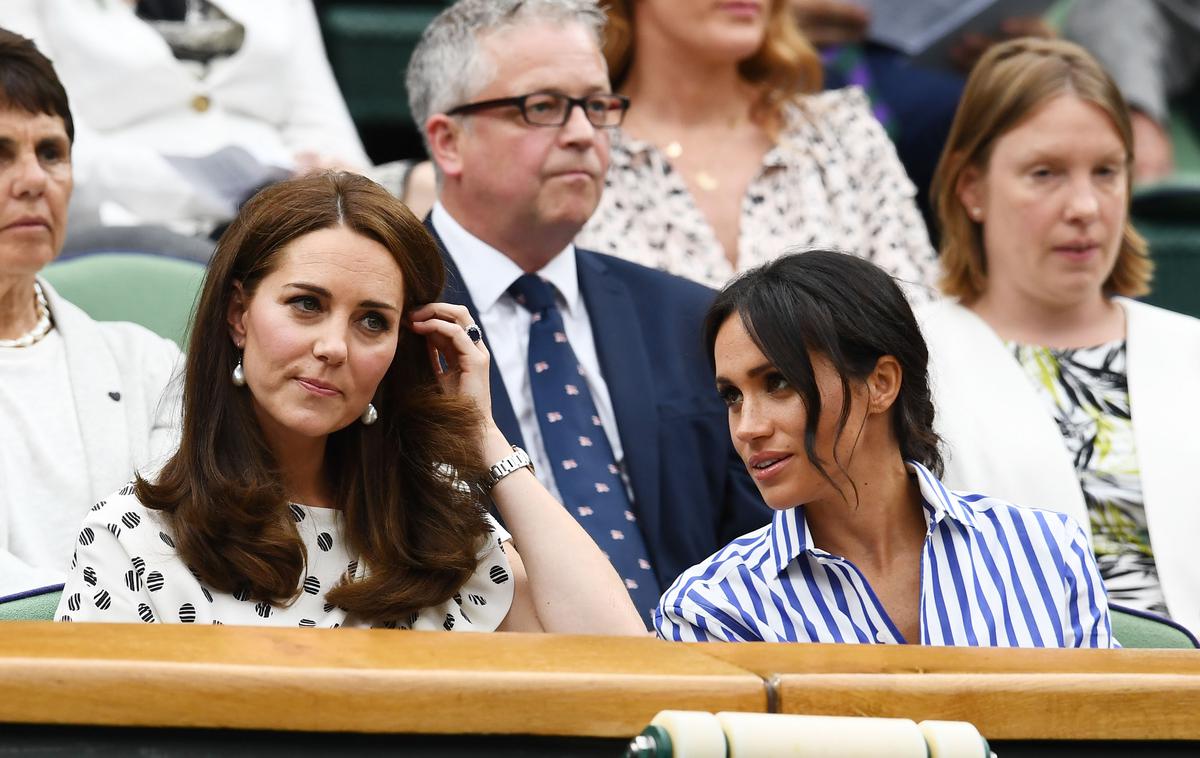 Kate Middleton, Meghan Markle | Kate naj bi bila že na samem začetku zelo previdna z Meghan. | Foto Getty Images