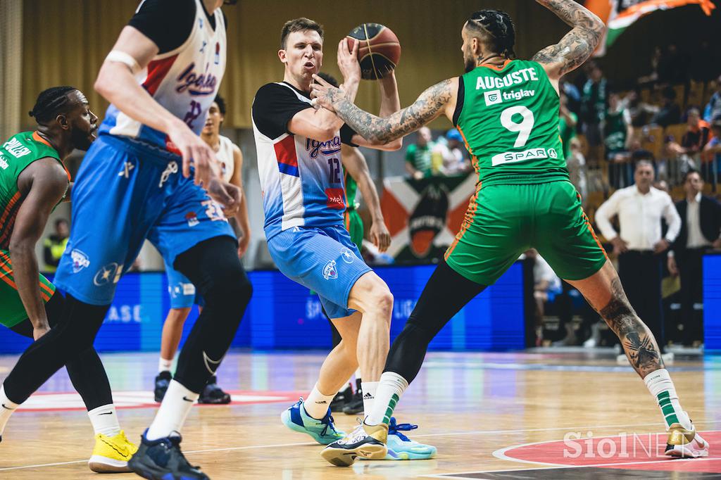 Liga ABA, četrtfinale: Cedevita Olimpija - Igokea, Tivoli