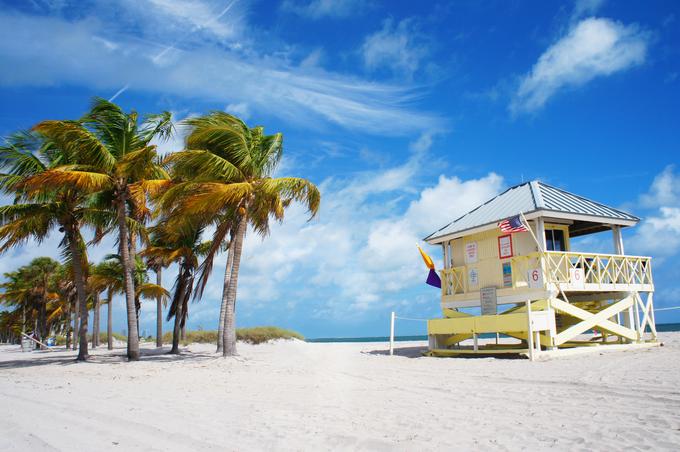 Plaža Crandon Park velja za eno najlepših na svetu. | Foto: Thinkstock