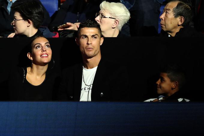 Cristiano Ronaldo v družbi svoje partnerice in sina. | Foto: Gulliver/Getty Images