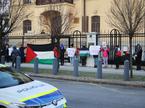 protest, veleposlaništvo ZDA, Ljubljana, Palestina, Gaza