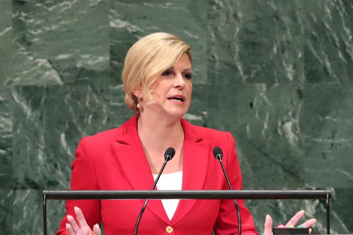 Kolinda Grabar-Kitarović | Hrvaška predsednica Kolinda Grabar-Kitarović med vsemi predsedniškimi kandidati trenutno uživa najvišjo javnomnenjsko podporo. | Foto Reuters