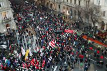 Protivladni protestniki v Budimpešti