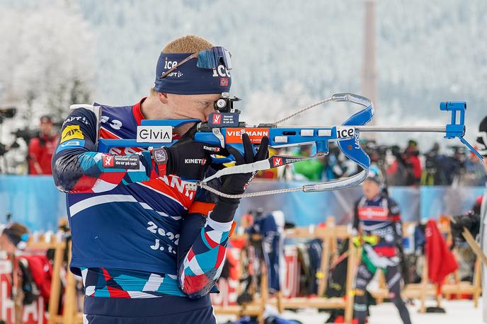 Johannes Thingnes Boe | Johannes Thingnes Boe je zmagal tudi na današnji sprinterski tekmi biatlonskega svetovnega pokala v avstrijskem Hochfilznu.  | Foto Guliverimage