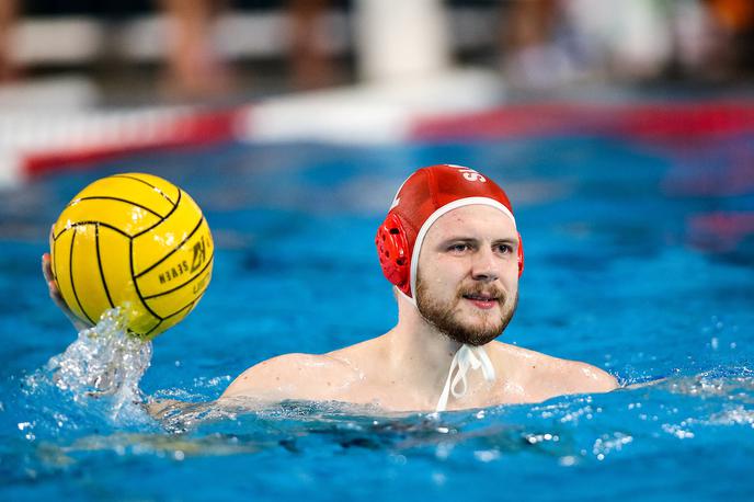 Vaterpolo - Slovenija : Švica | Reprezentančni vratar Jure Beton se je pred letošnjo sezono iz Triglava preselil k Ljubljani Slovan. | Foto Matic Klanšek Velej/Sportida