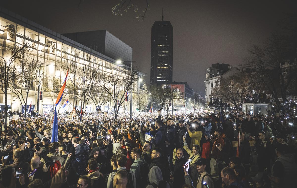 Protesti Beograd 15.03 | Foto Ana Kovač