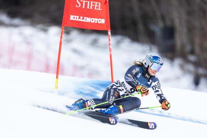 Alice Robinson je vodila po prvi vožnji. | Foto: Reuters