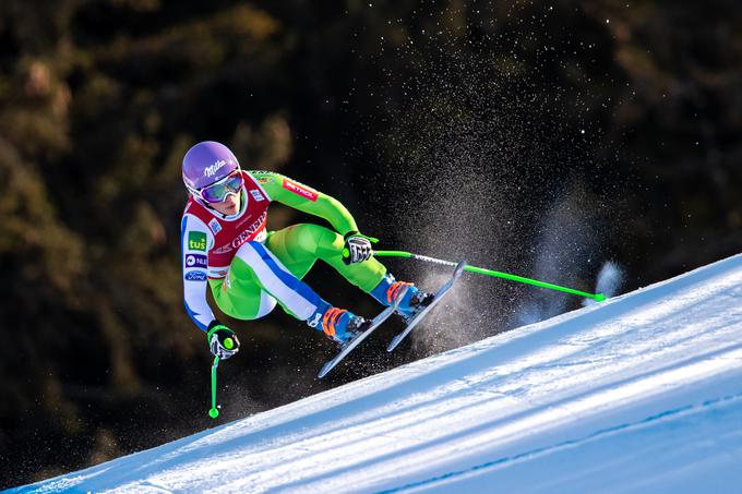 Ilka Štuhec po enem mesecu znova v boju za najvišja mesta. Na treningih je bila tretja in deveta. | Foto: Getty Images