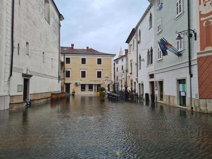 poplavljanje morja, Obala, poplave | Foto: Občina Izola