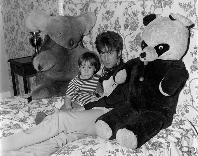 Julian in John Lennon januarja 1968 | Foto: Getty Images