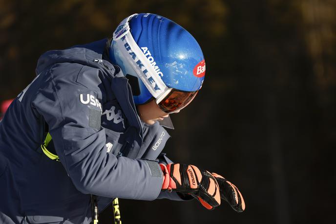 Mikaela Shiffrin | Mikaela Shiffrin bi se lahko po hudem padcu na smuku v Cortini d'Ampezzo prejšnji petek vrnila v tekmovalne arene naslednji konec tedna v Andori. | Foto Guliverimage