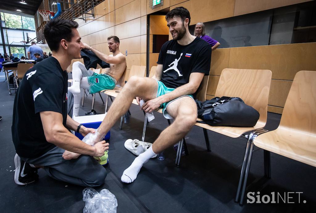 Slovenija trening Belgija