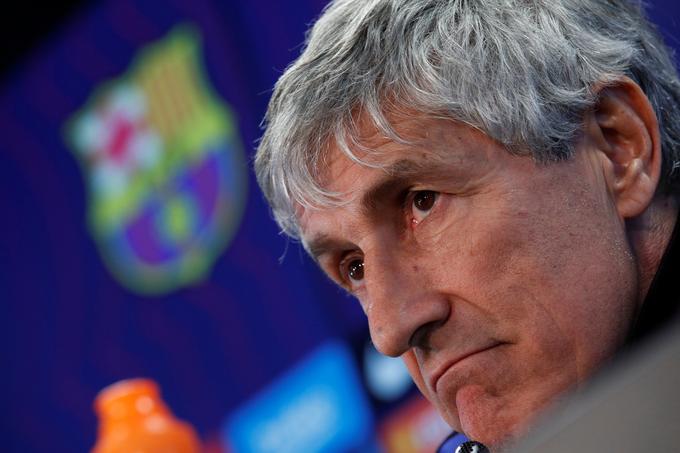 Quique Setien zadnjih zapletov ni želel preveč komentirati. | Foto: Reuters