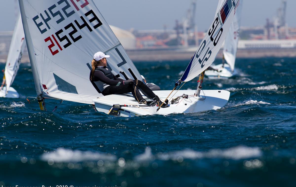 Kim Pletikos | Kim Pletikos je ostala brez možnosti za olimpijsko normo. | Foto Jadralna zveza Slovenije