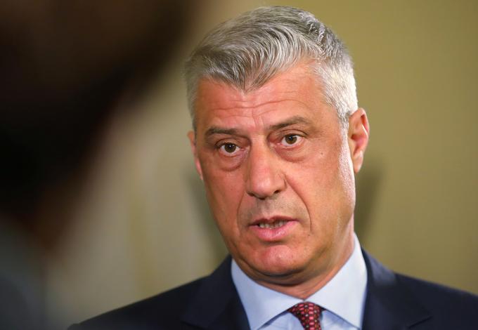 Kosovski predsednik Hashim Thaci. | Foto: Reuters