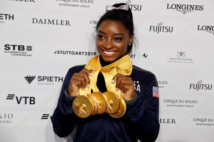 Simone Biles | Simone Biles je eno največjih, če ne največje ime v svetu gimnastike. | Foto Reuters