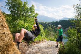 Zipline dolinka