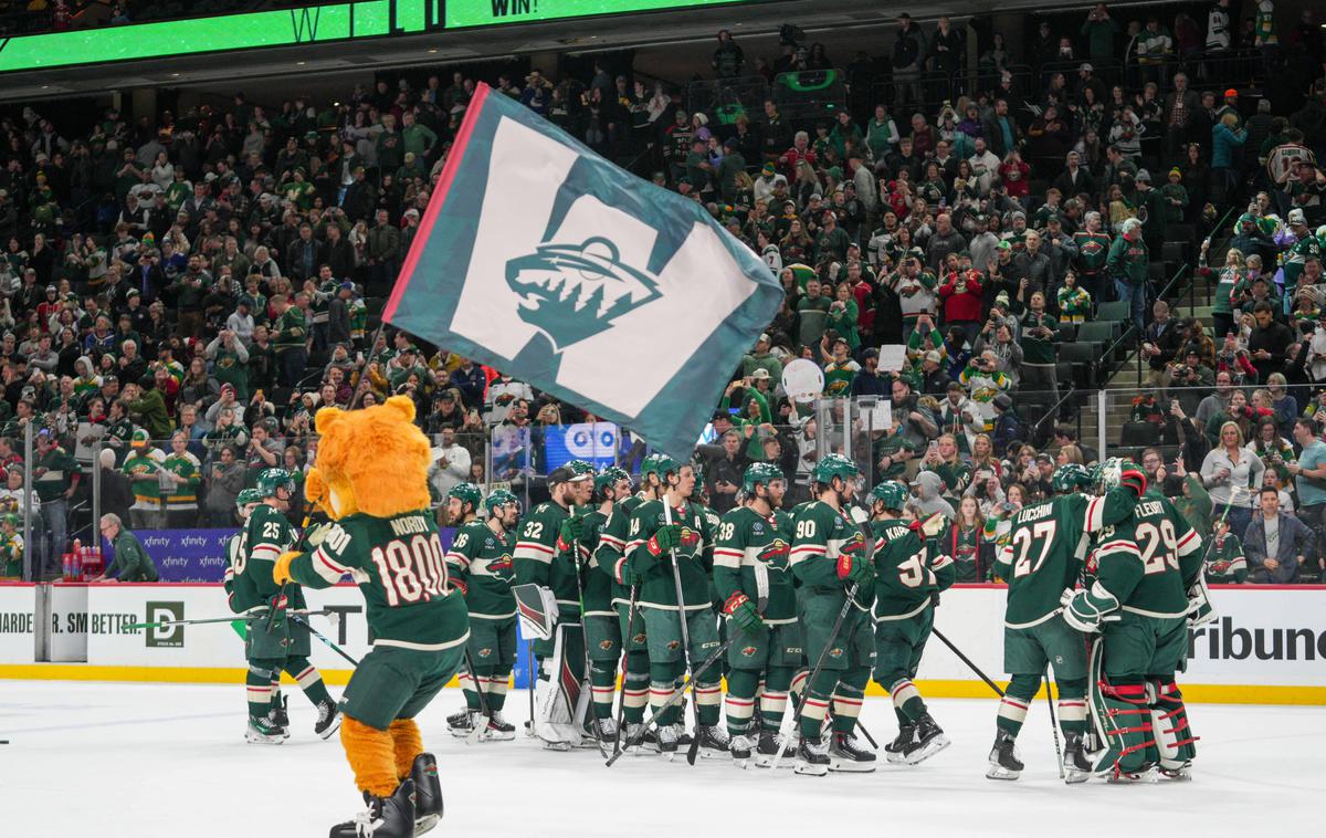 Minnesota Wild | Hokejisti Minnesote so na domačem ledu z 10:7 ugnali vodilno ekipo lige Vancouver.  | Foto Guliverimage