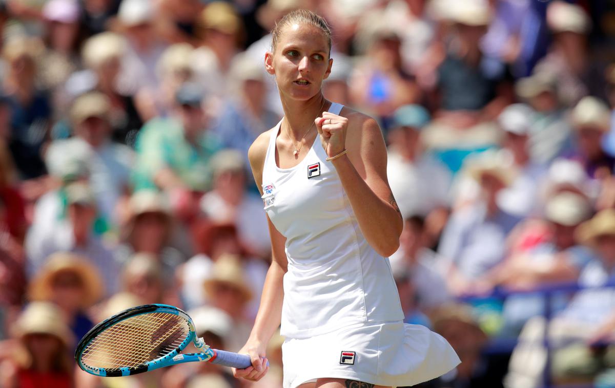 Karolina Pliškova | Karolina Pliškova je v polfinalu zlahka izločila Kiki Bertens. V finalu ji je nasproti stala Angelique Kerber, ki je napredovala brez polfinalnega dvoboja. | Foto Reuters