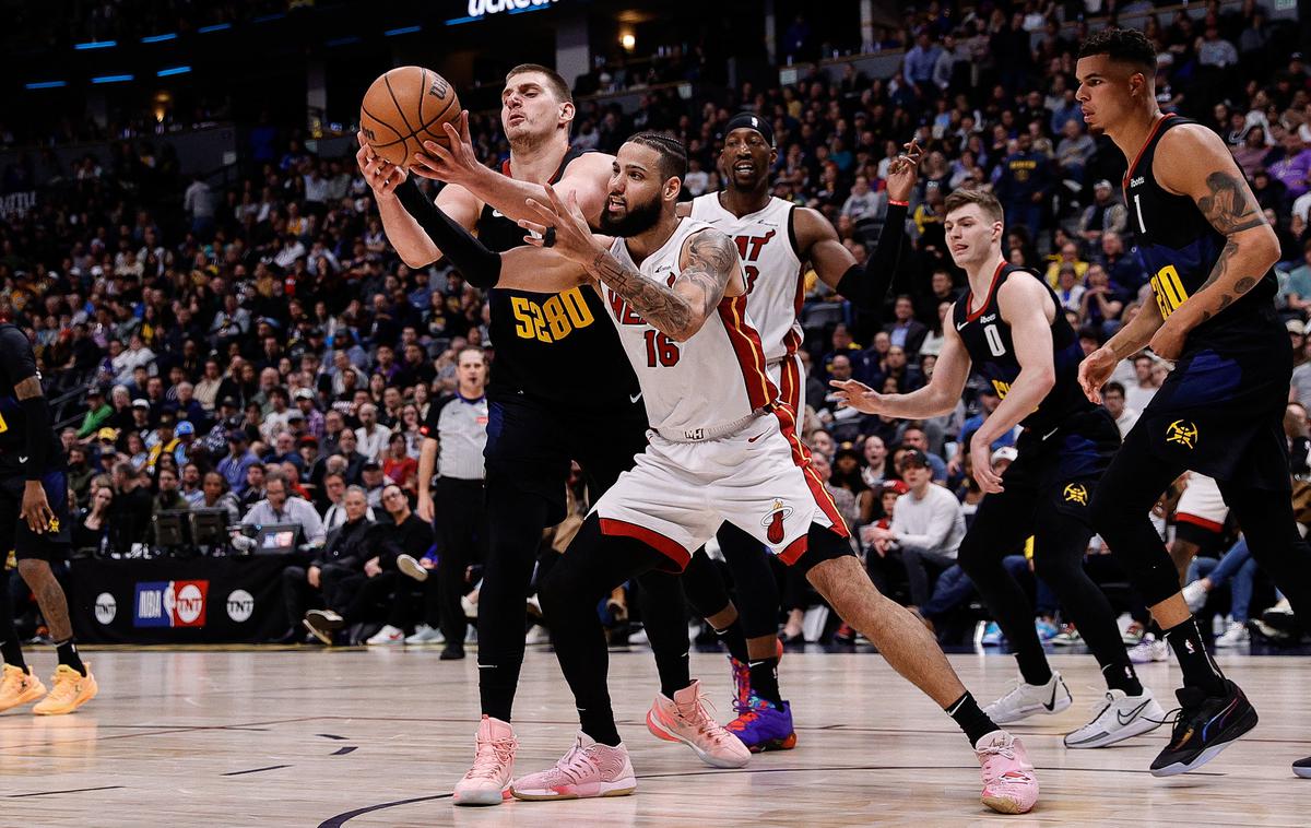 Denver Nuggets | Denver je v prvi ponovitvi velikega finala, lani je bil od Miamija boljši s 4:1, Heat premagal s 103:97. | Foto Reuters