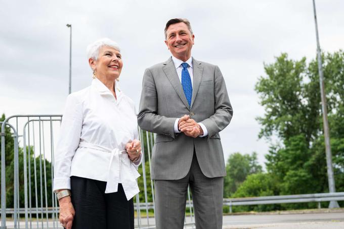 Jadranka Kosor in Borut Pahor | Foto: Matic Prevc/STA