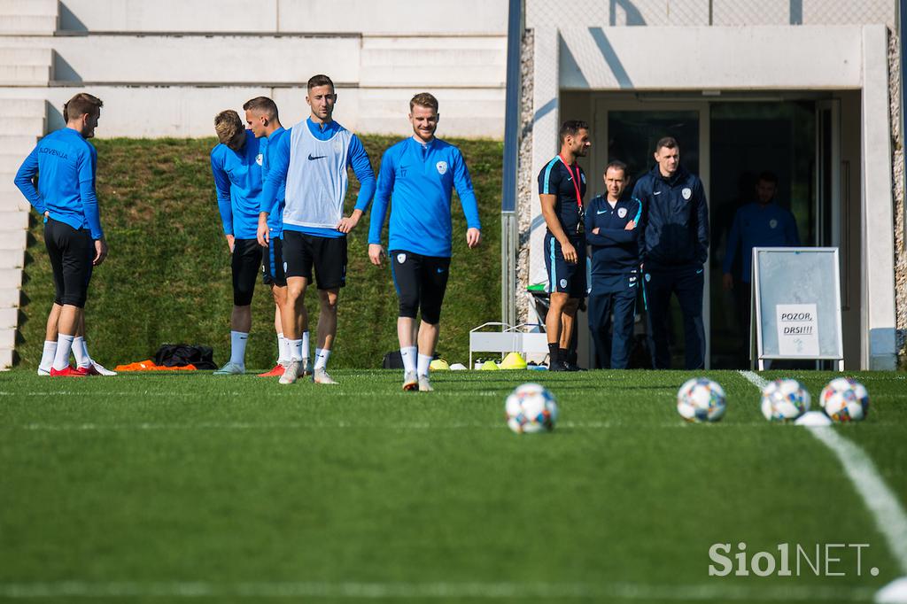 Slovenska nogometna reprezentanca Trening Brdo