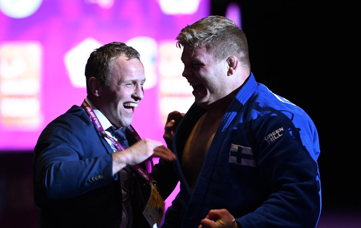 Rok Drakšič Martti Puumalainen Masters Budimpešta 2023 | Rok Drakšič bo na Finskem ostal še štiri leta. | Foto Tamar Kulumbegashvili/IJF