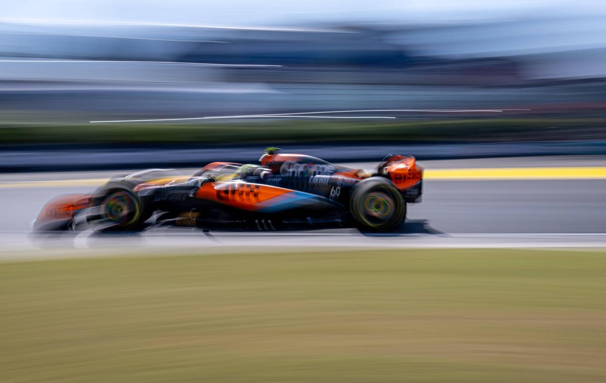 Hungaroring Lando Norris McLaren | "Čez noč" je McLaren postal hiter kot blisk. | Foto Guliverimage