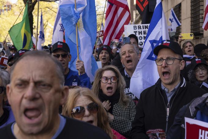 Propalestinski protesti na Univerzi Columbia v New Yorku konec aprila. | Foto: Guliverimage