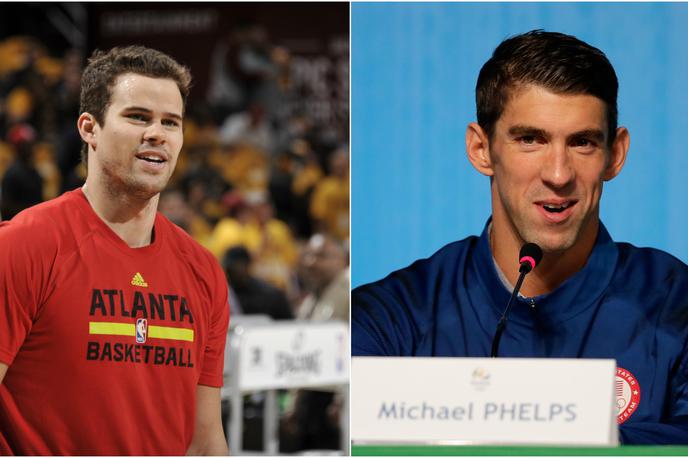 Kris Humphries in Michael Phelps | Foto Guliver/Getty Images