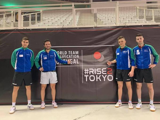 Slovenska namiznoteniška reprezentanca potuje v Tokio. | Foto: Namiznoteniška zveza Slovenije