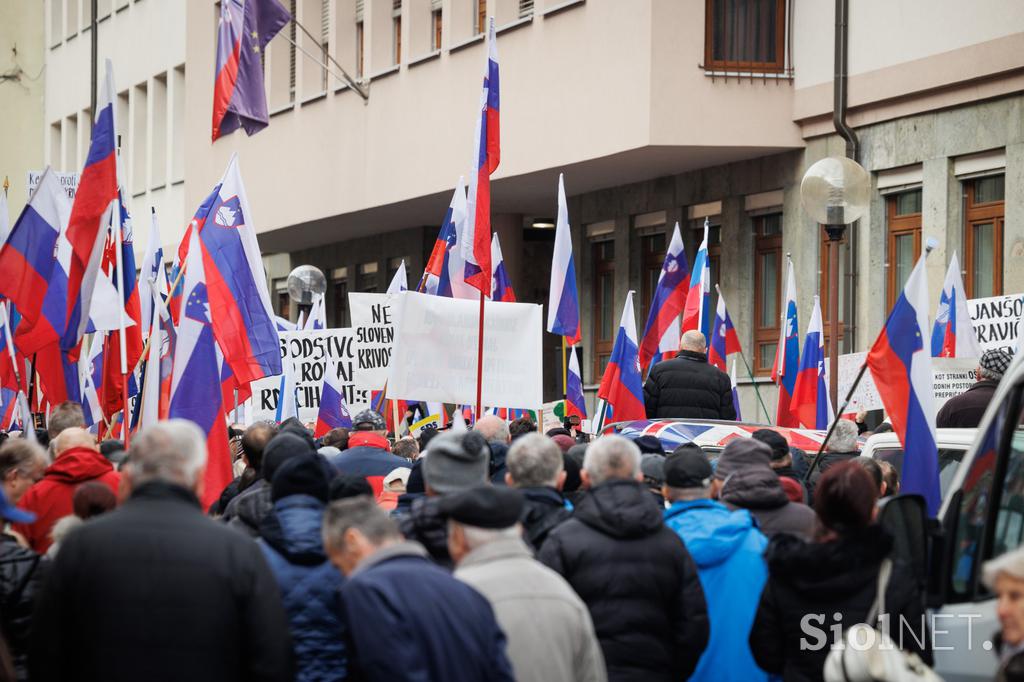 Janez Janša protest