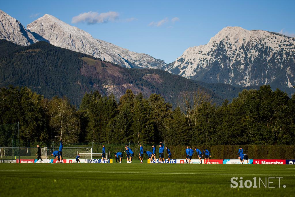 Slovenska nogometna reprezentanca trening