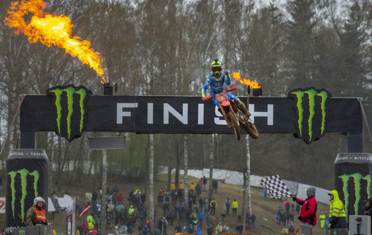 Latvija MXGP Tim Gajser | Tim Gajser je drugič zapored zmagal na VN Latvije. | Foto Honda Racing/ShotbyBavo