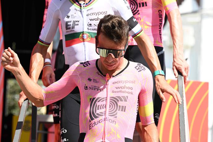 Rigoberto Uran | Rigoberto Uran je svojo zadnjo Dirko po Španiji končal predčasno, s poškodovanim kolkom. | Foto Guliverimage