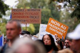 Protesti Pariz protikoronski