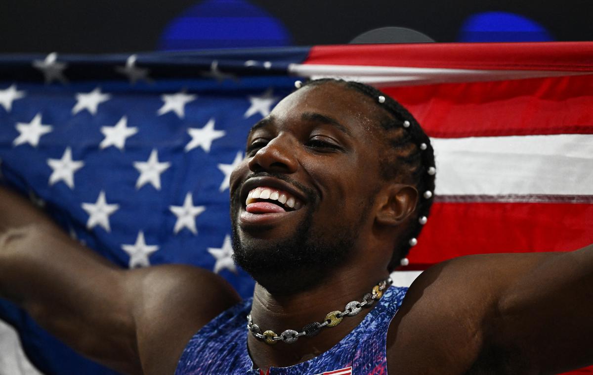 Noah Lyles | Noah Lyles želi na olimpijskih igrah v Parizu ponovitli lanskoletni uspeh iz Budimpešte. | Foto Reuters