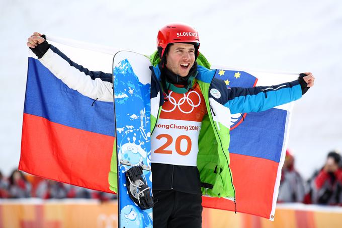 Edini slovenski športnik, ki je olimpijsko odličje osvojil tako v Sočiju kot tudi v Pjongčangu. | Foto: Getty Images